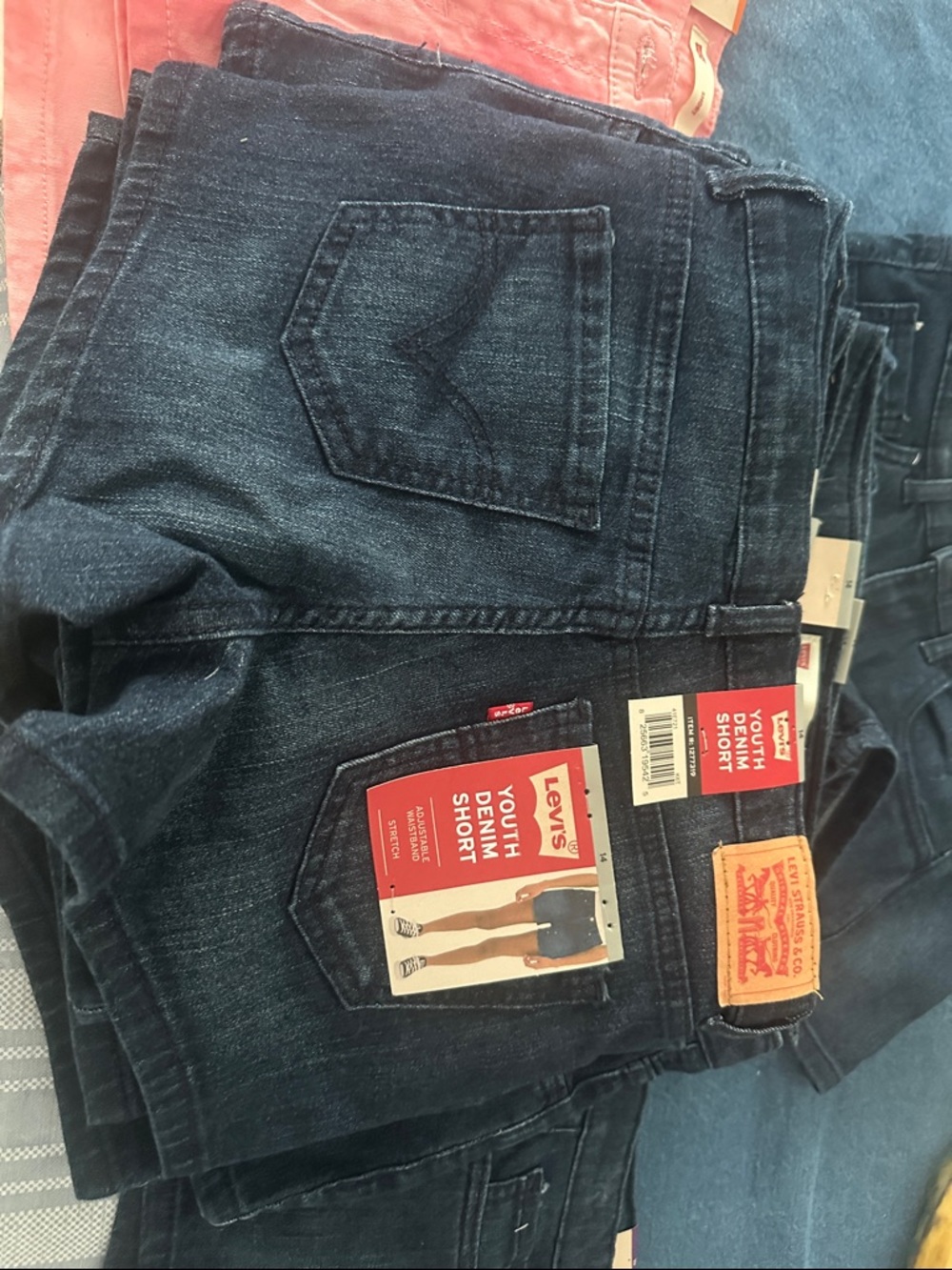 Levi's little girls Straight Jeans - Dark Indigo